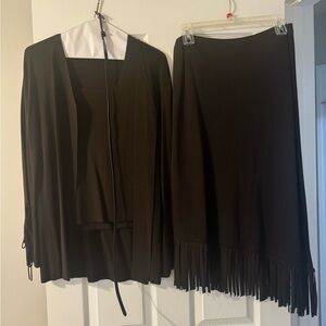 Cute 3 piece brown sweater set!